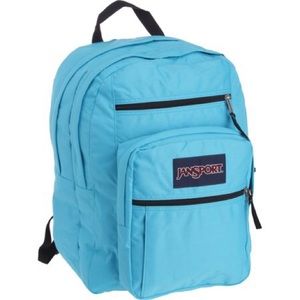 Blue Jansport Big Student Backpack